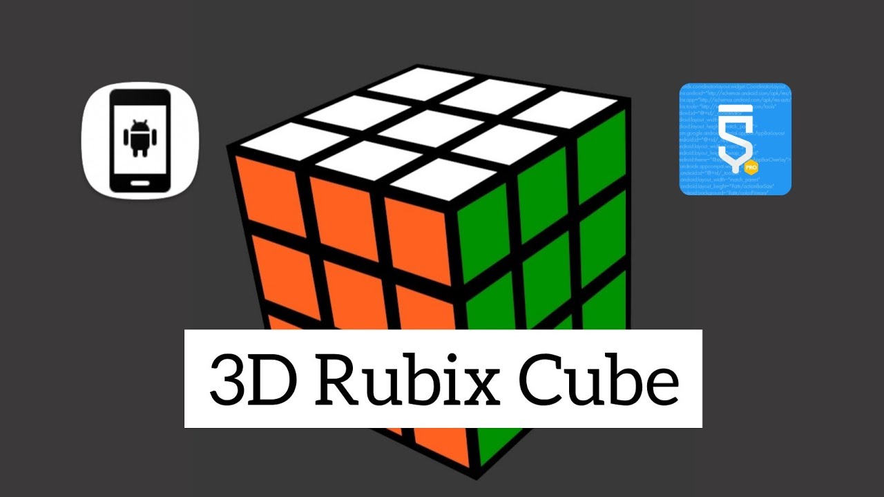 Rubix Cube Sketchware (3D)