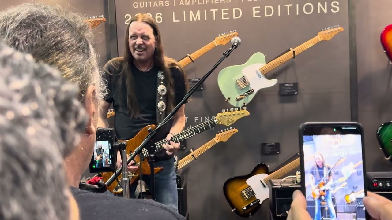 Reb Beach- NAMM 2026- "Cutting Loose” in 4K UHD- Suhr Guitar/ Pt-15 Amp/ Shiba Drive