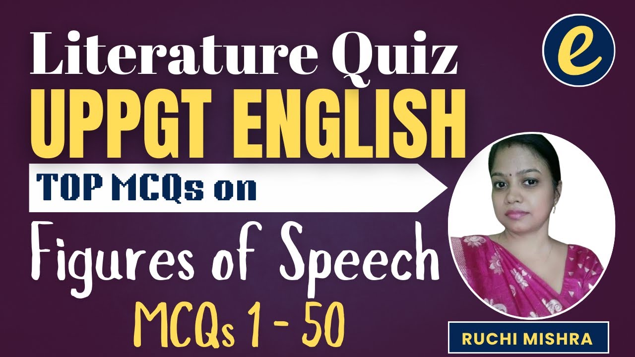 UPPGT English | Literature | Figures of Speech - Part 1 | Practice Questions by Ruchi Ma'am