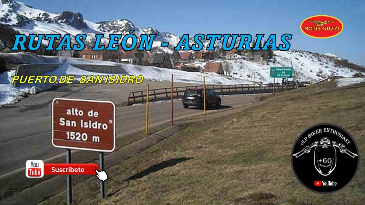 DE RUTA EN MOTO POR PUERTO DE SAN ISIDRO (LEON ASTURIAS 2)