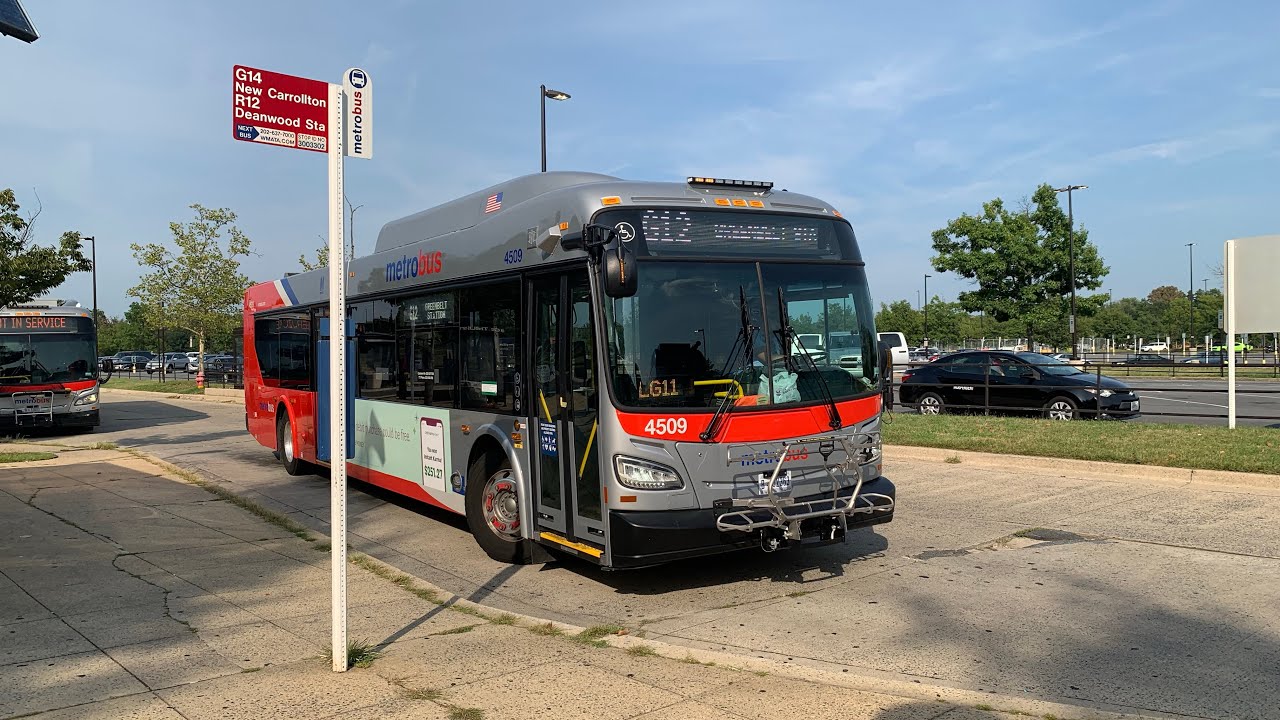 Xclusive! WMATA Metrobus 2021 New Flyer XD40 Xcelsior #4509 Route G12