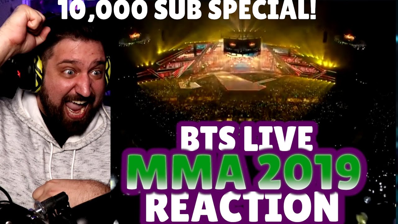 BTS MMA 2019 Live Performance Reaction - 10,000 Subscriber Special!
