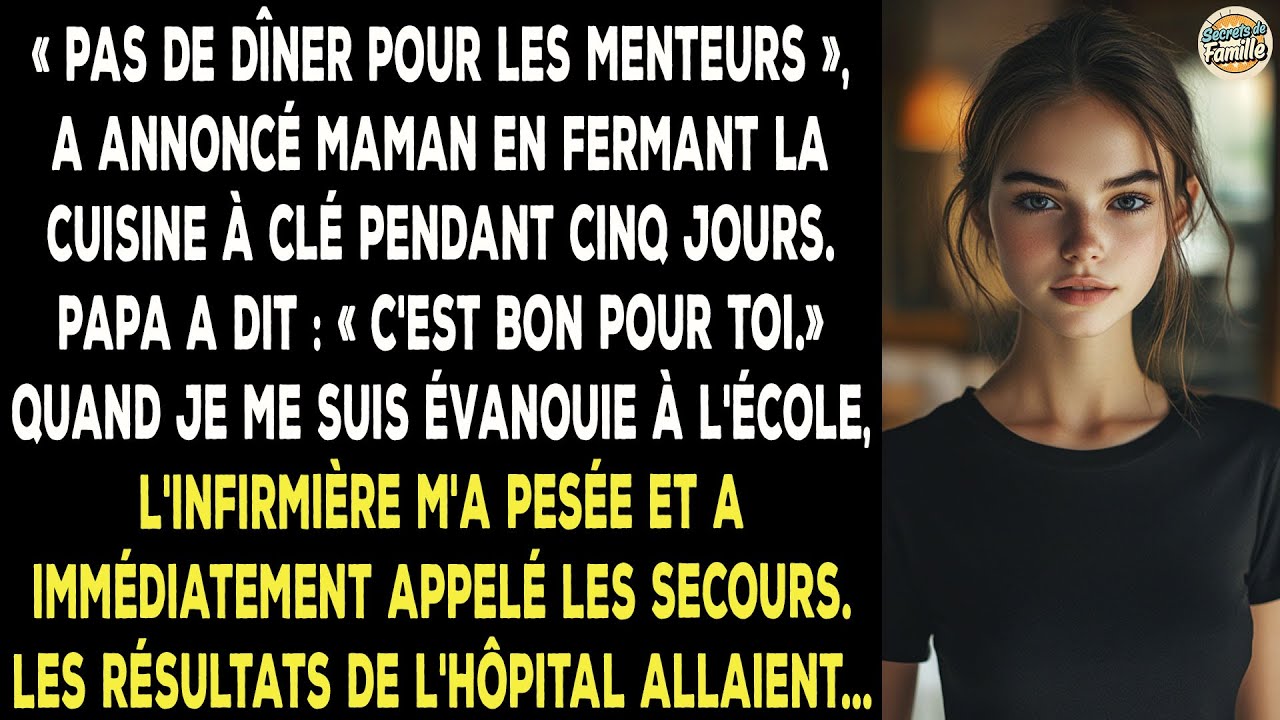 Ma Mère M'a Affamait En Punition. Mon Père Trouvait Ça Bien. La Nutritionniste A Dit Que...
