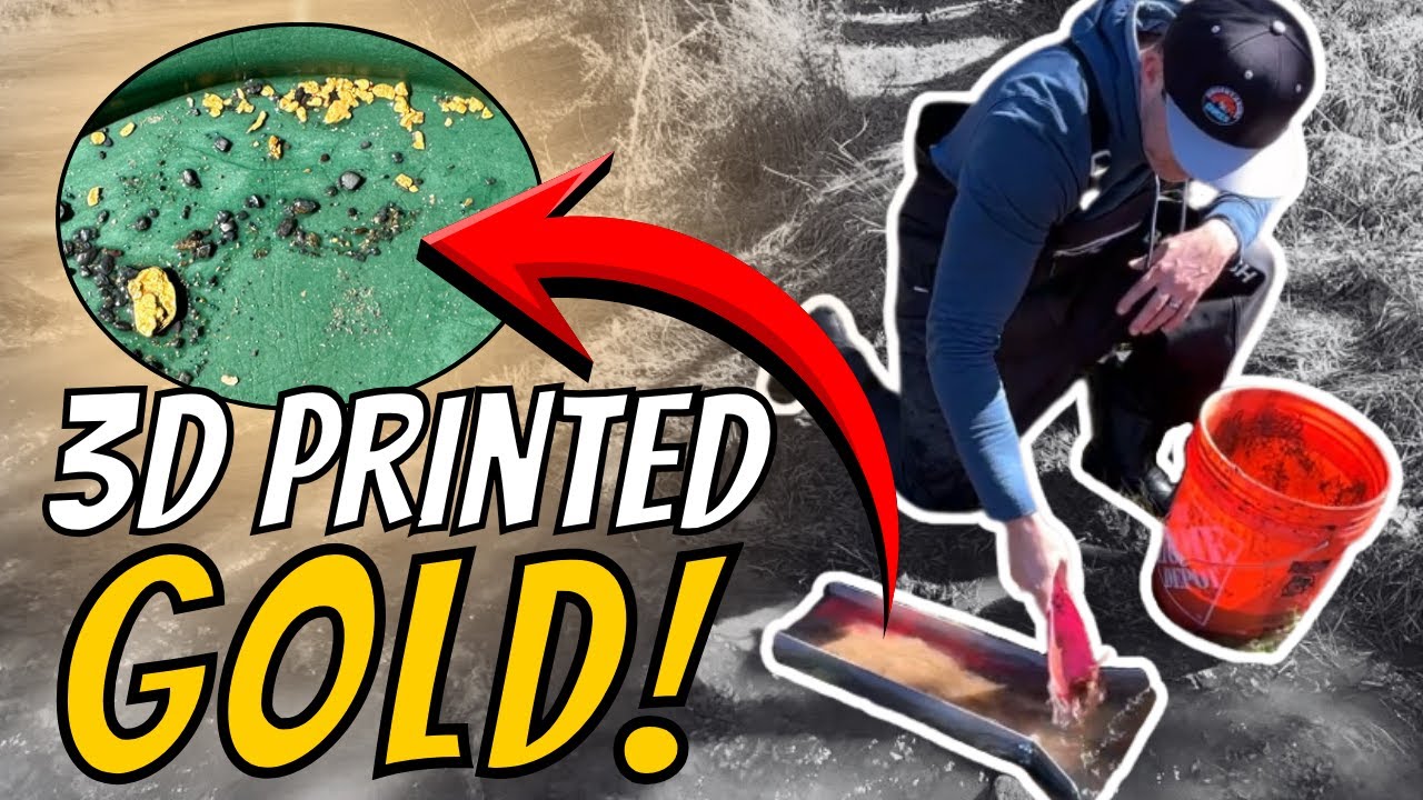 3D-ПЕЧАТНЫЙ ШЛЮЗ, КОТОРЫЙ УЛАВЛИВАЕТ ЗОЛОТО!