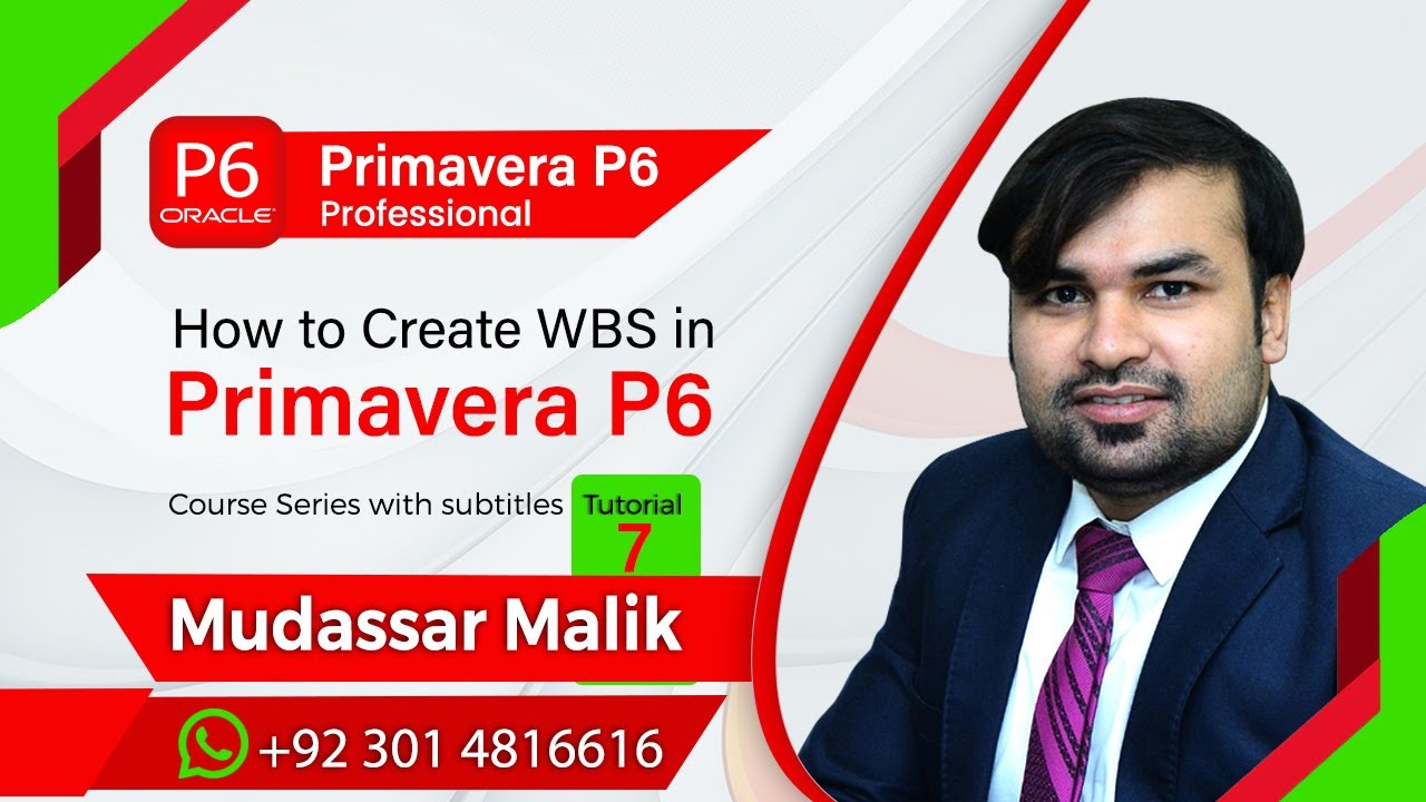 How to create WBS in Primavera P6 I What is WBS I