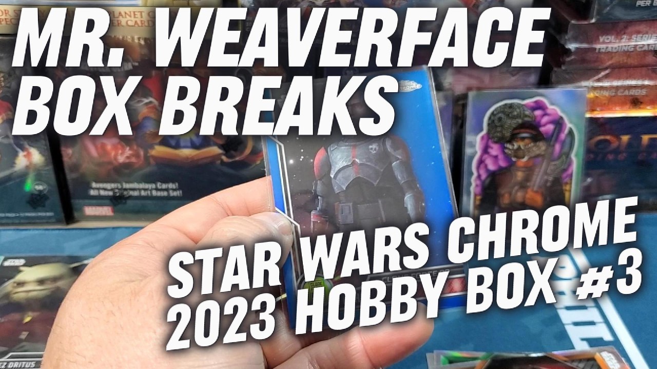 Star Wars Chrome Topps 2023 Hobby Box #3 | An AUTO and a Few Parallels!