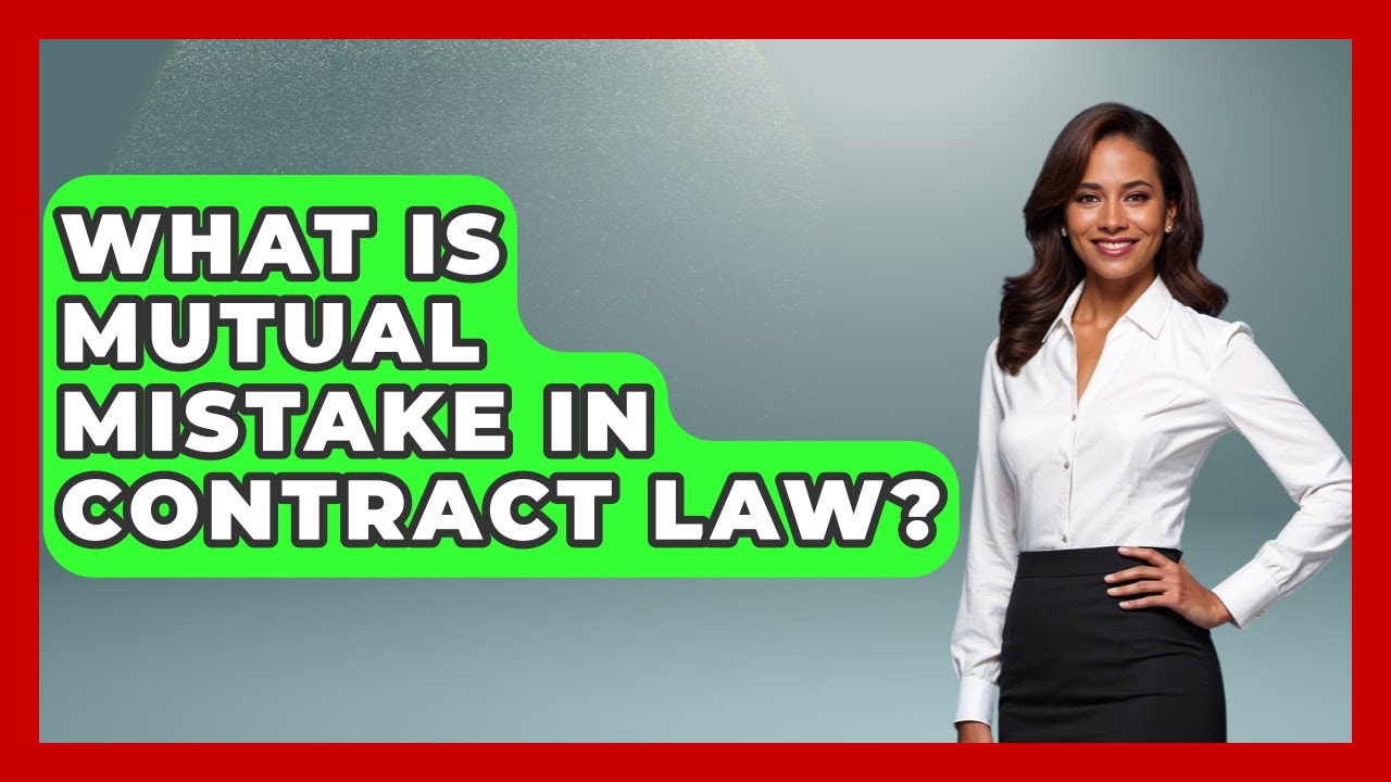 What Is Mutual Mistake In Contract Law? - The Right Politics