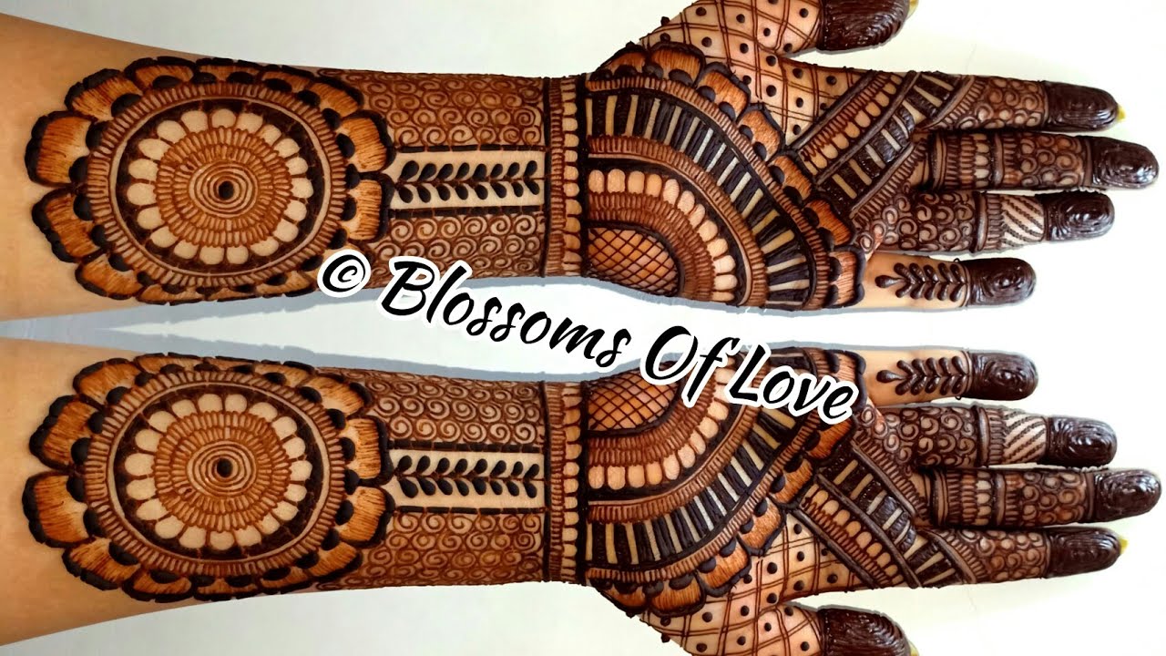 Latest Karwa chauth 2020 Flower Bridal Mehendi Art || Diwali/Karwa Chauth/Wedding  Mehandi Design