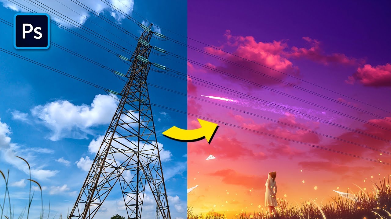 Creating an ANIME style artwork in photoshop - Photo manipulation