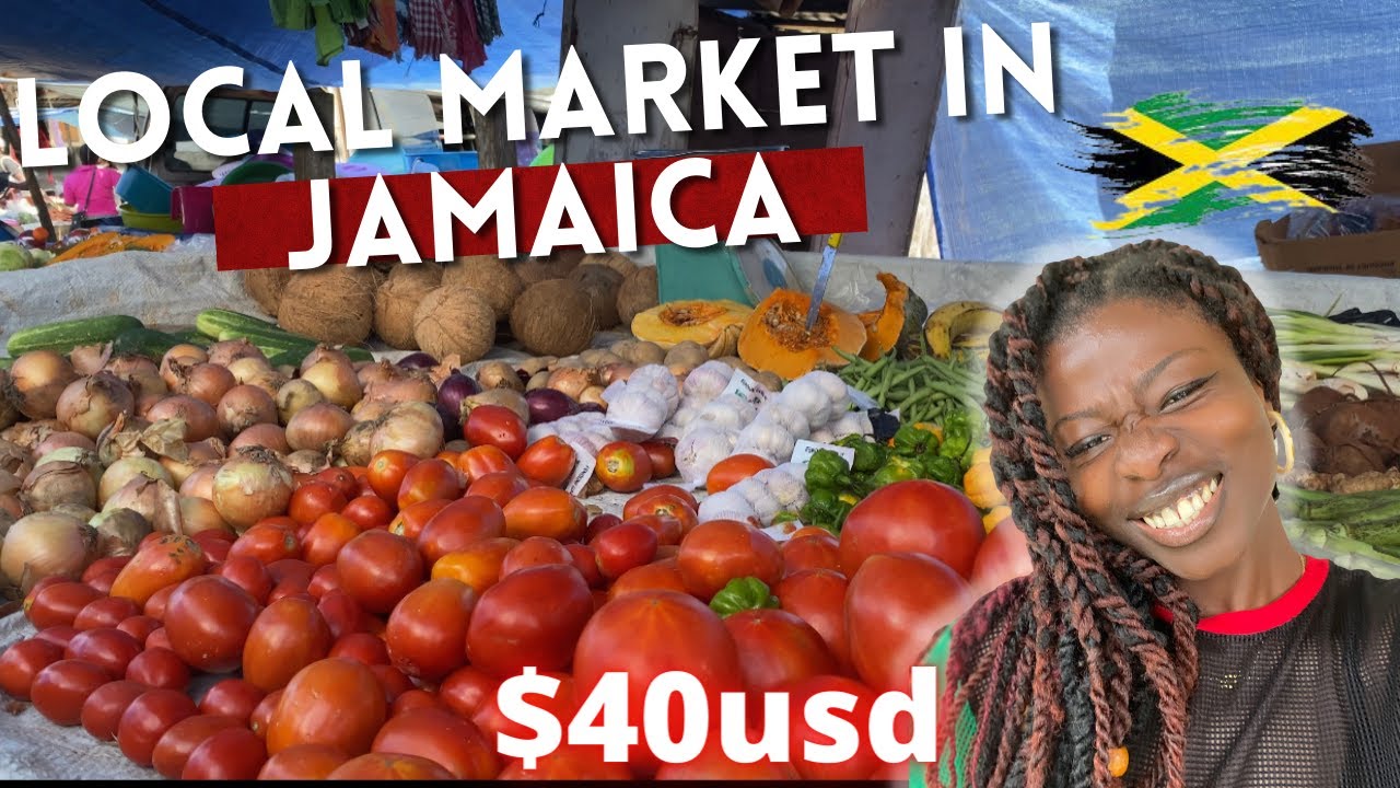 Cost of Groceries in a Local Jamaica market (Country vlog)