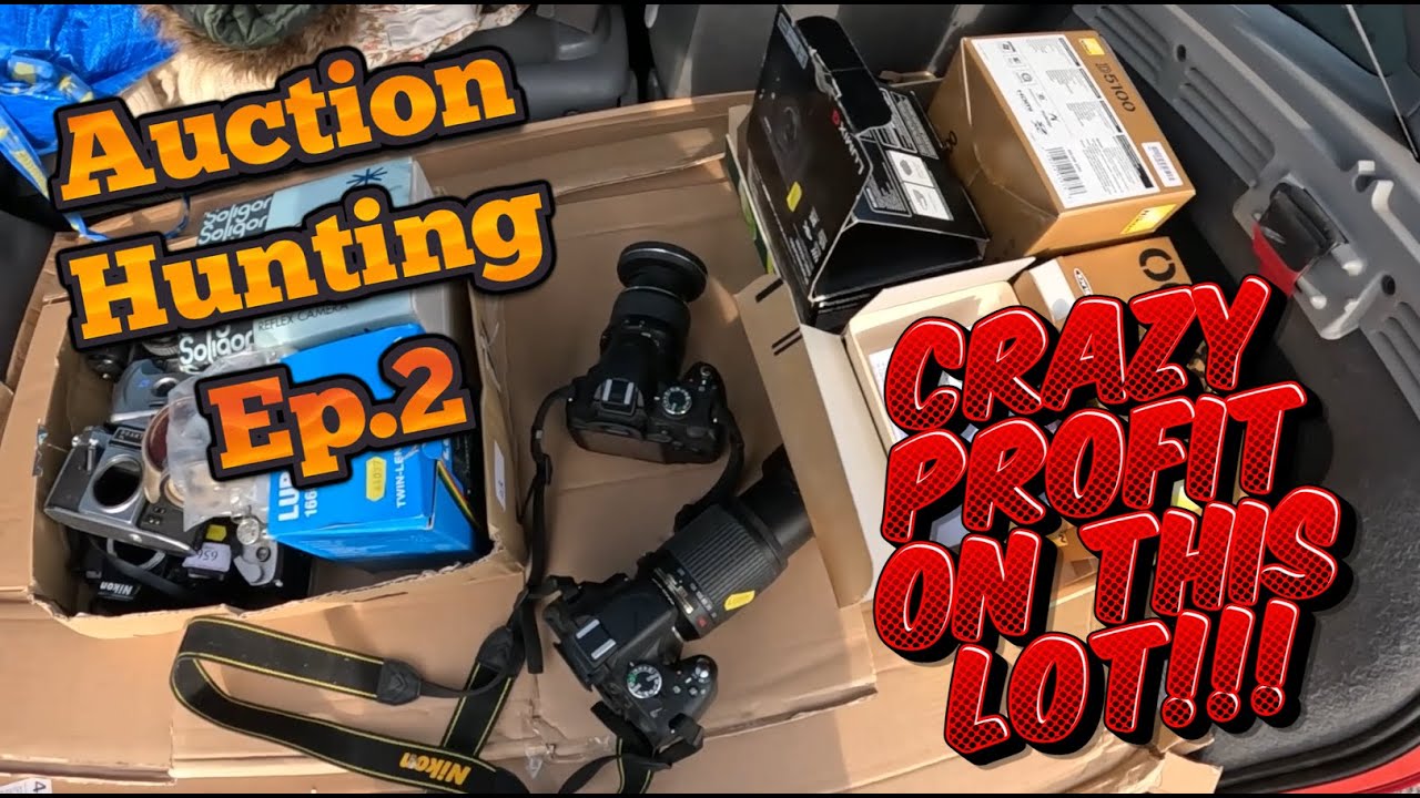 Over &pound;400 Profit On One Lot! Buying At Auction Houses and Selling Online - Auction Hunting Ep.2