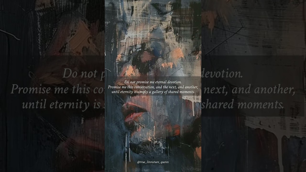 True eternity is built one shared moment at a time.