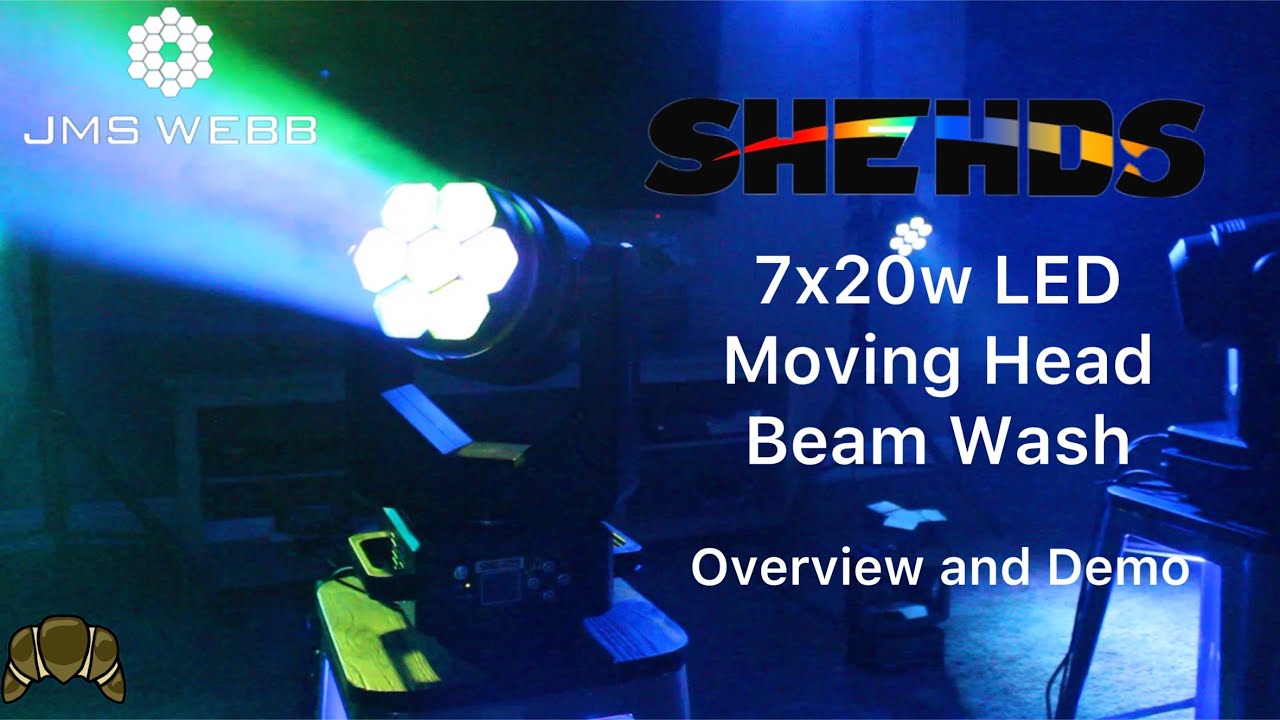 SHEHDS JMS WEBB 7x20w | Overview and Demo