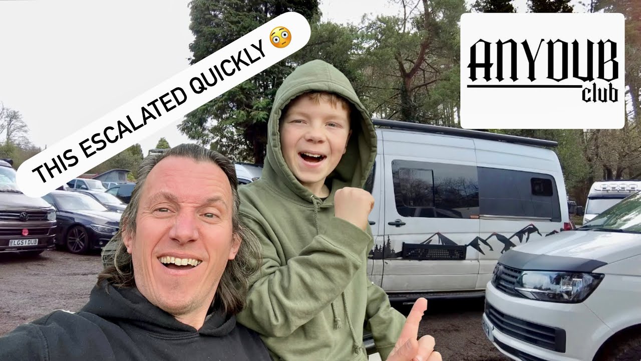 Первая в истории встреча клуба Anydub… и парковка была заполнена! 🚐🔥