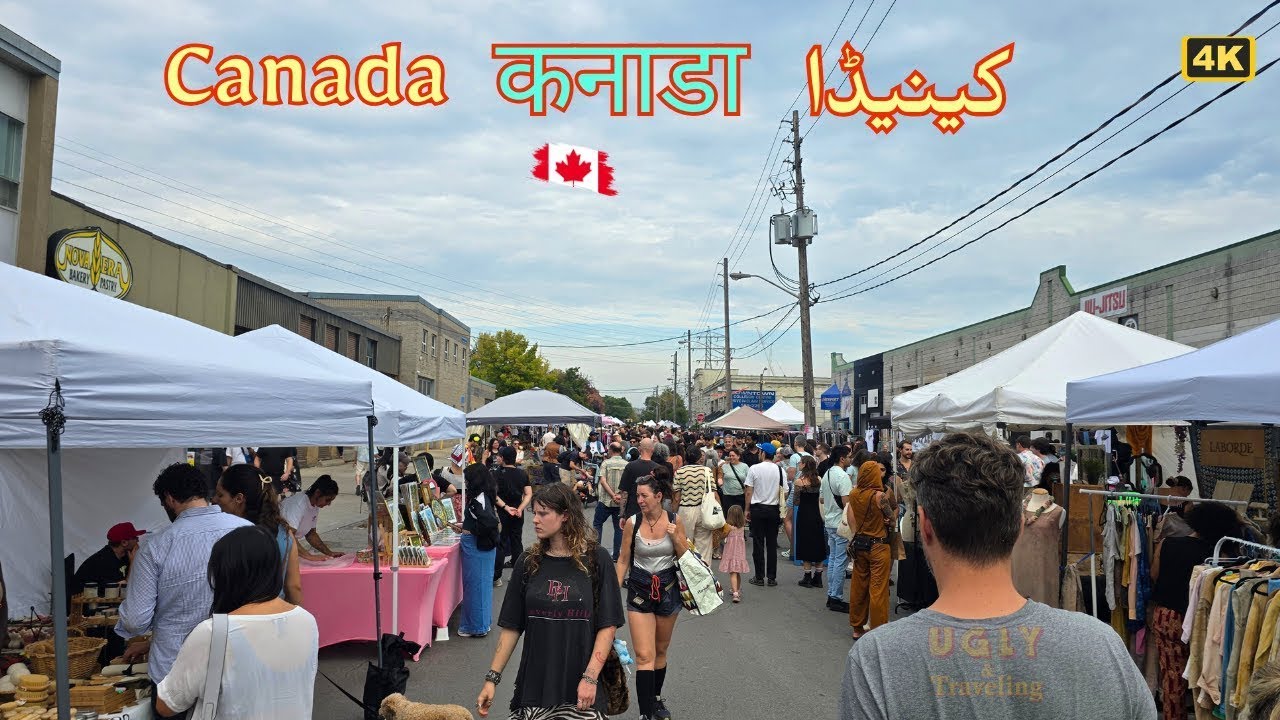 Day 2 - Geary Art Crawl in Toronto Canada (Urdu/ Hindi vlog)