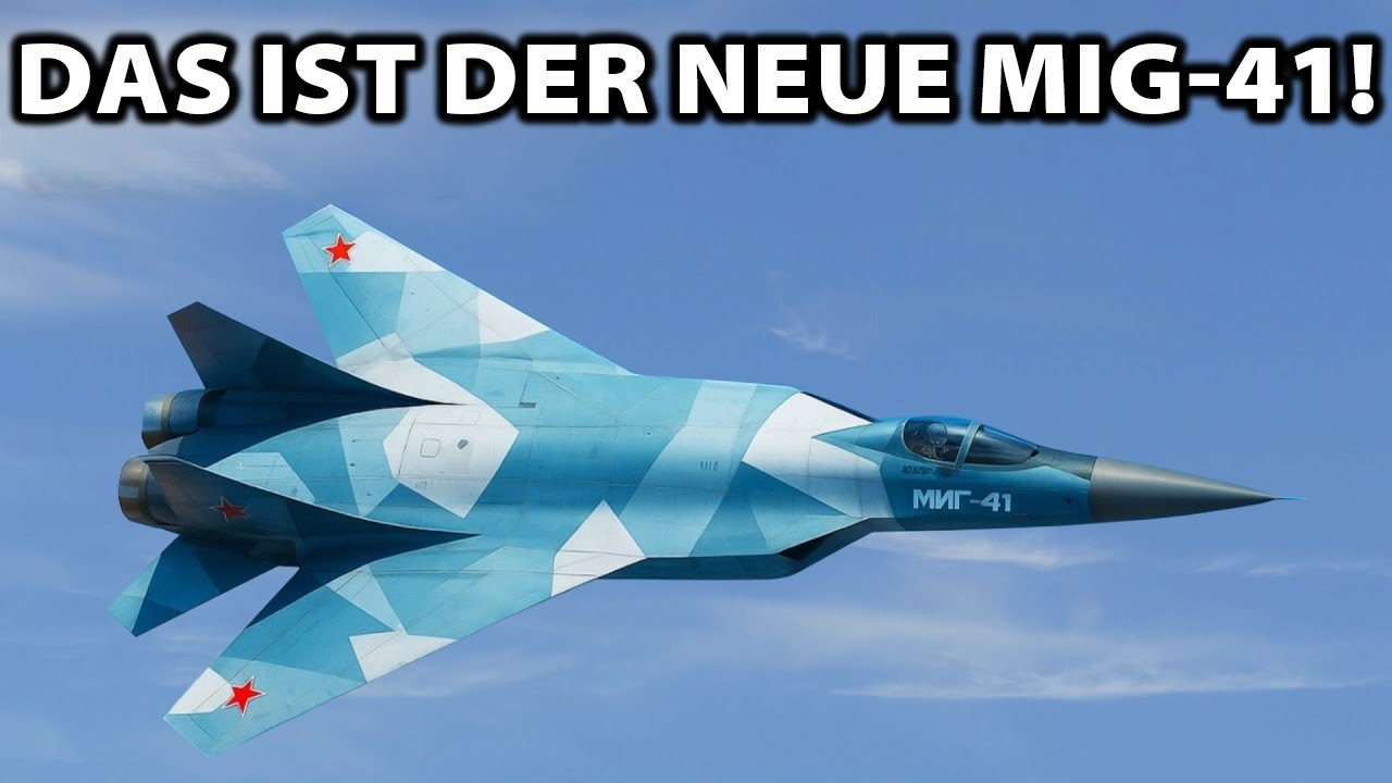 Das NEUE russische Überschallflugzeug MiG-41 hat gerade die WELTWEITE LUFTFAHRTBRANCHE erschüttert!