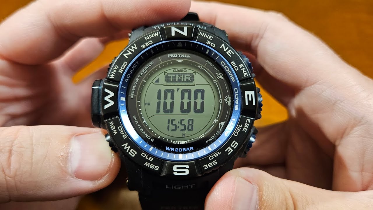 Casio Pro Trek PRW-3500Y-1ER - omówienie funkcji zegarka [PL]