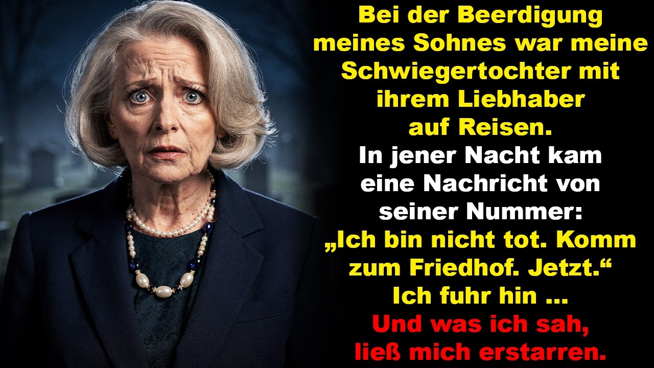 Schwiegertochter schwänzte Beerdigung meines Sohns für Reise mit Liebhaber – doch was dann geschah …