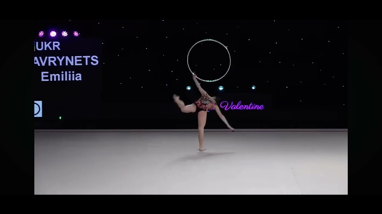 Emiliia Lavrynets hoop “Miss Valentine 2025” #rg #2025 #miss #valentine e