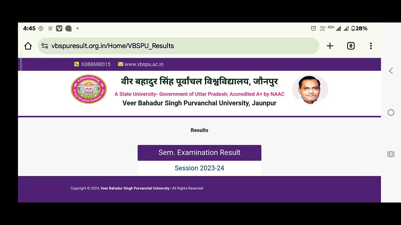 vbspu | vbspu result 2023 kaise dekhe | how to check vbspu result 2023 | BA/BSc/B.Com/MA 2025