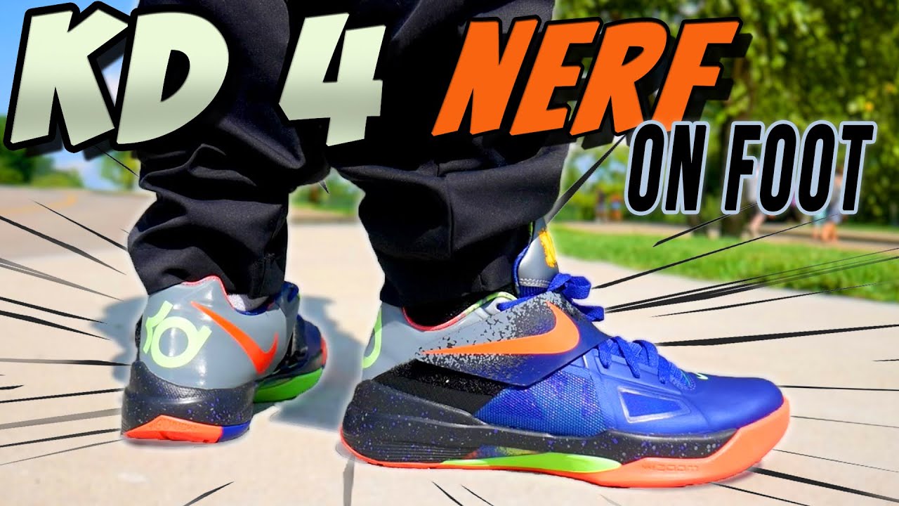 THESE WERE LIMITED !! Nike Kd Nerf 4 On Foot/Review