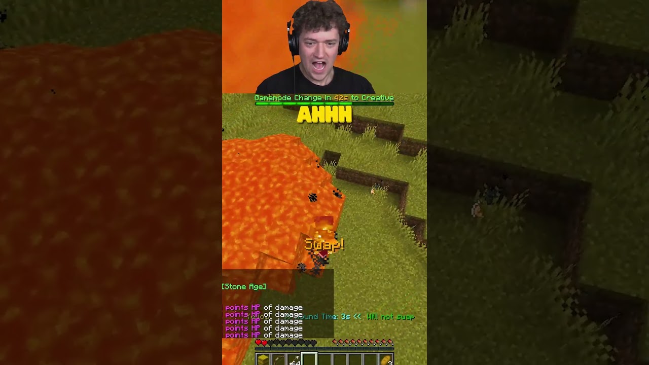 I used BOMBS to WIN Minecraft Death Swap