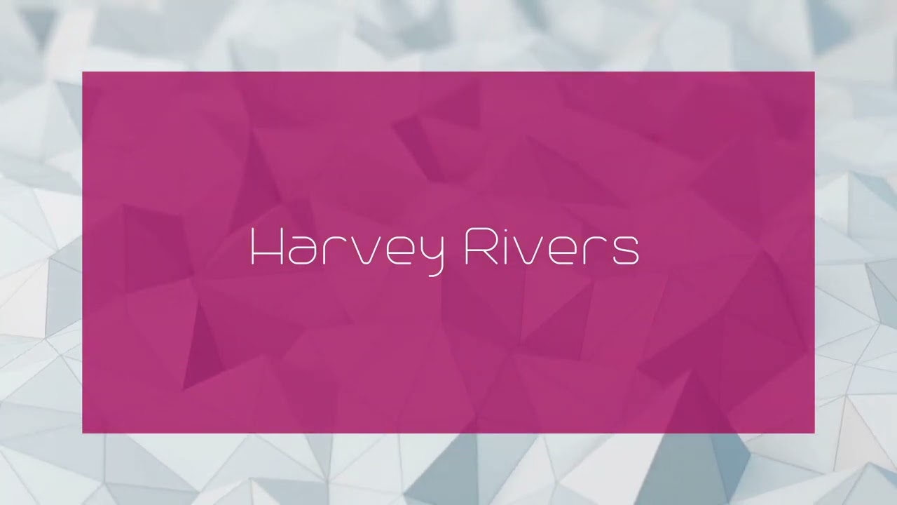 Harvey Rivers - appearance
