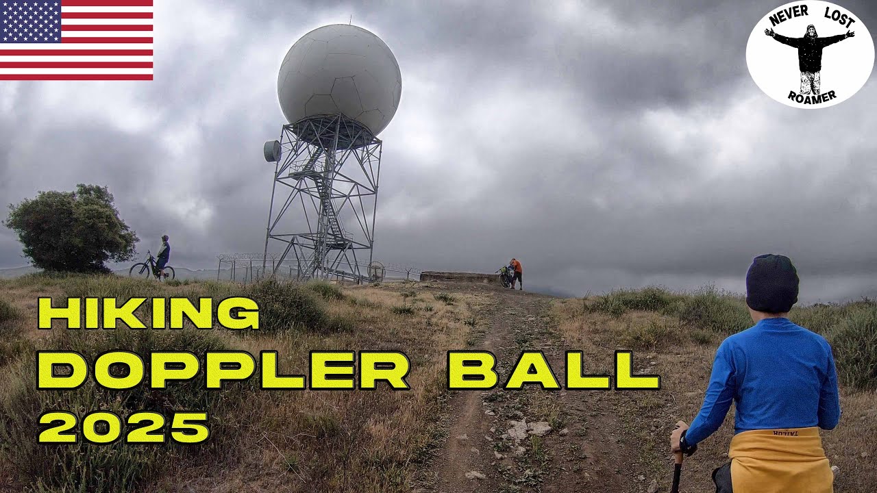 Hiking to the Doppler Ball on the skyline trail 2025. Corona, CA USA