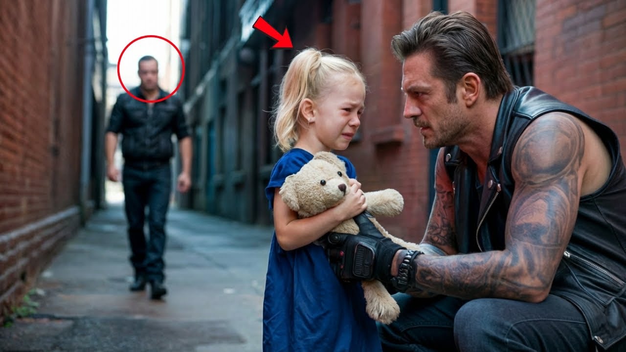 “Please Pretend You’re My Dad,”  Little Girl Said — What the Hells Angel Did Next Shocked Everyone
