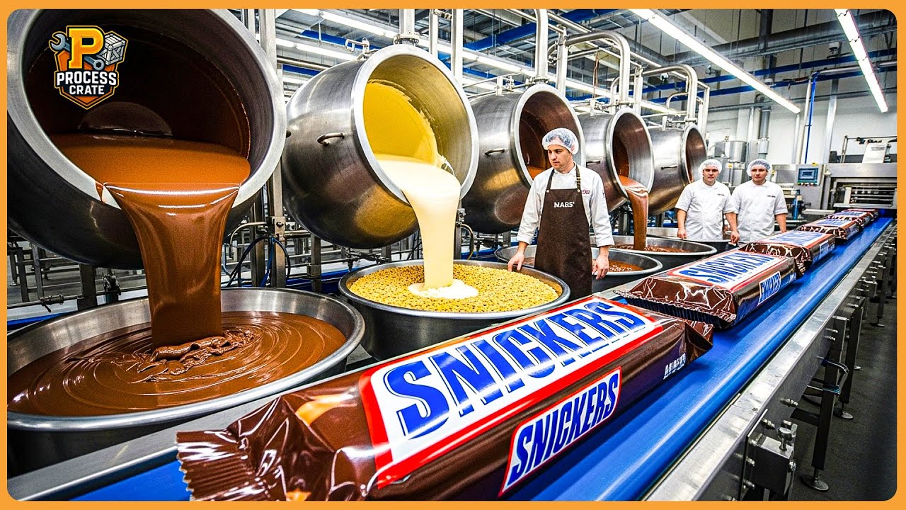 How Snickers Are Made In Factory