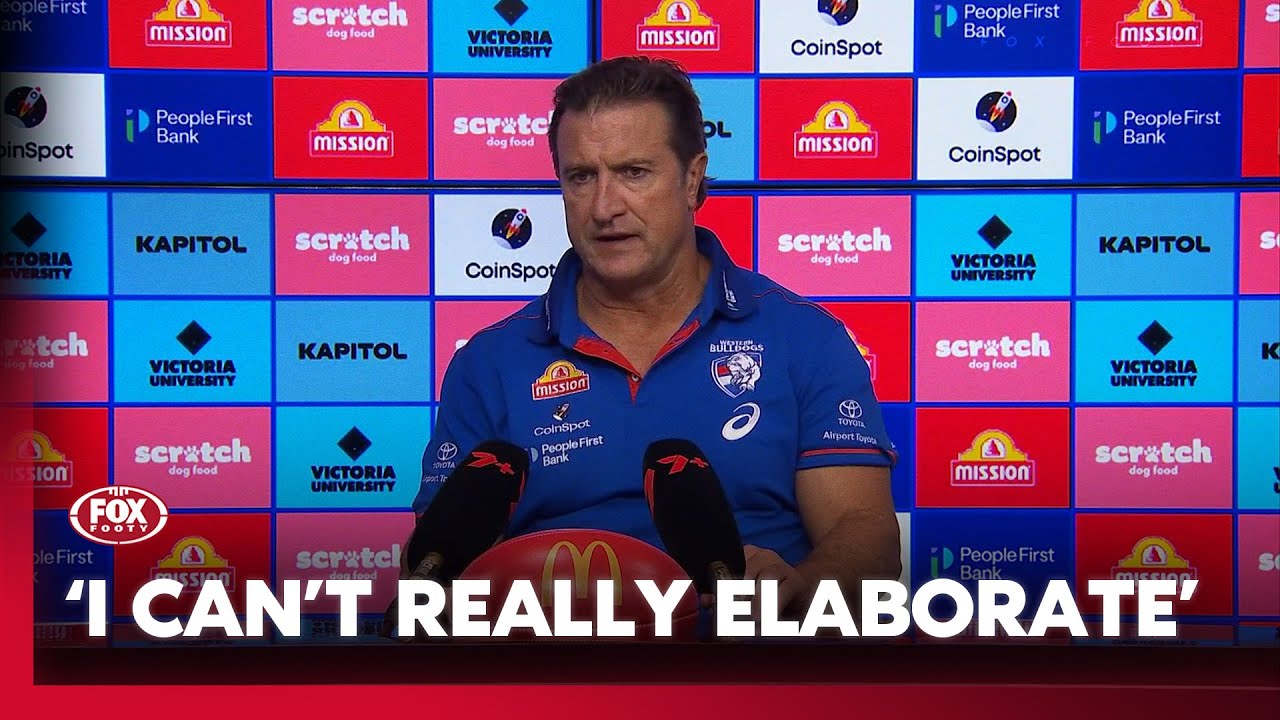 Sam Darcy injury mars huge Dogs win I Western Bulldogs Press Conference I Fox Footy