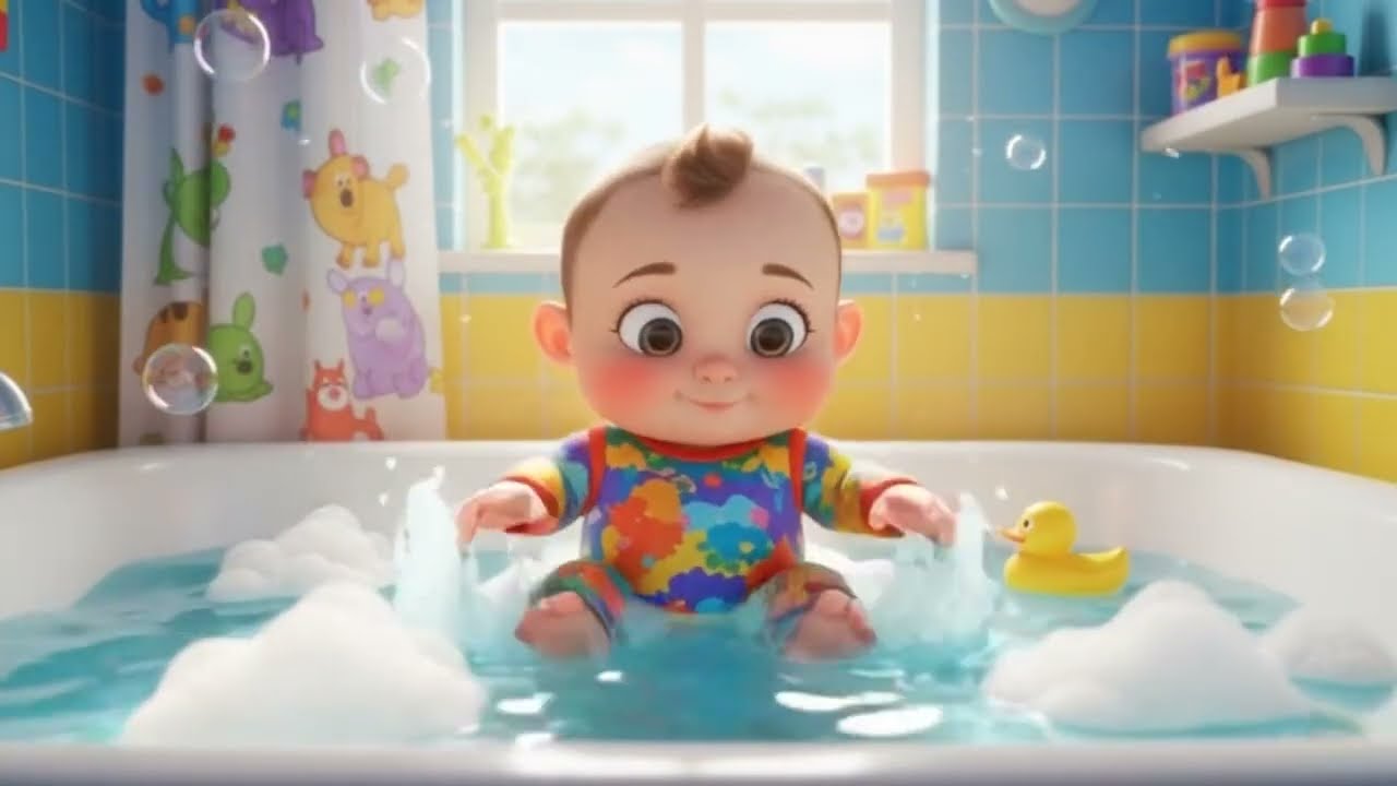 Веселье в пенной ванне Бенни, синего буйвола 🦬🧼🫧 | Мультфильм для детей и весёлые приключения