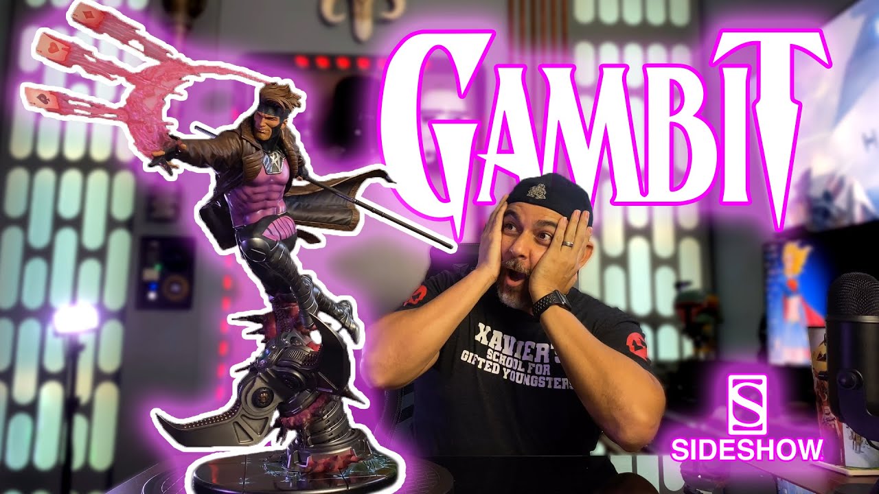 Is this the BEST Gambit Statue? Gambit Maquette Unboxing by Sideshow