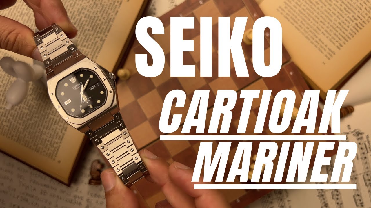 El Seiko que Mezcla Cartier Santos, Royal Oak y Rolex Submariner