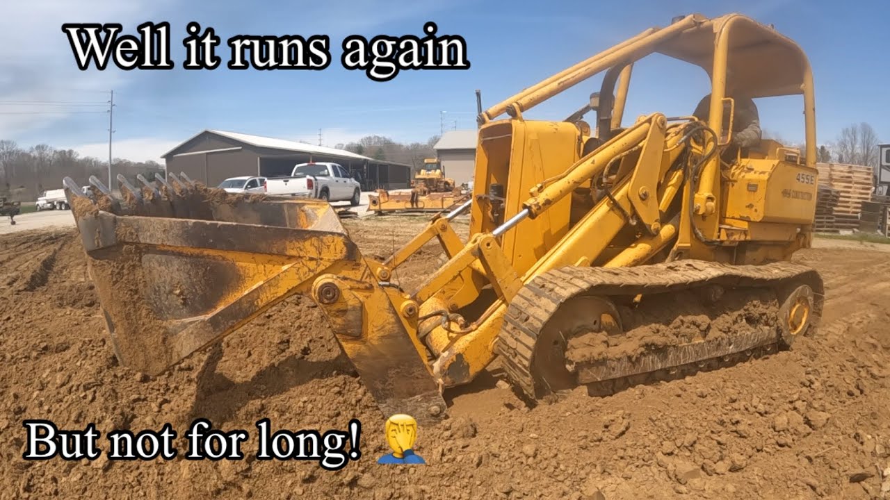 Deere 455E track loader is back to life after engine rebuild but it didn’t last long @C&C Equipment