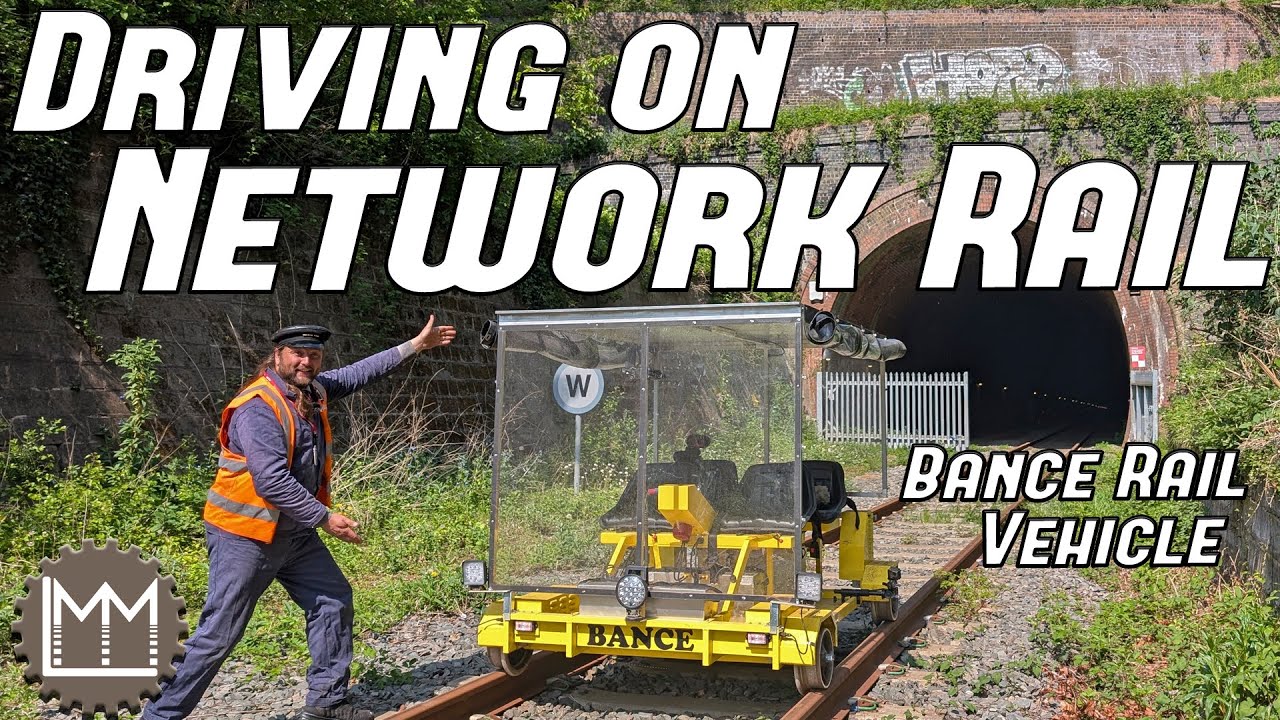 Driving over Test Tracks with Electric Power! The Bance Rail Vehicle LGL Ep.46