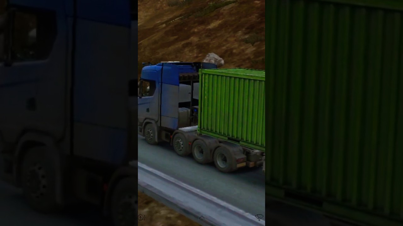 simular truck game truckers of Europe 3  || I am play this mountain said. || 
