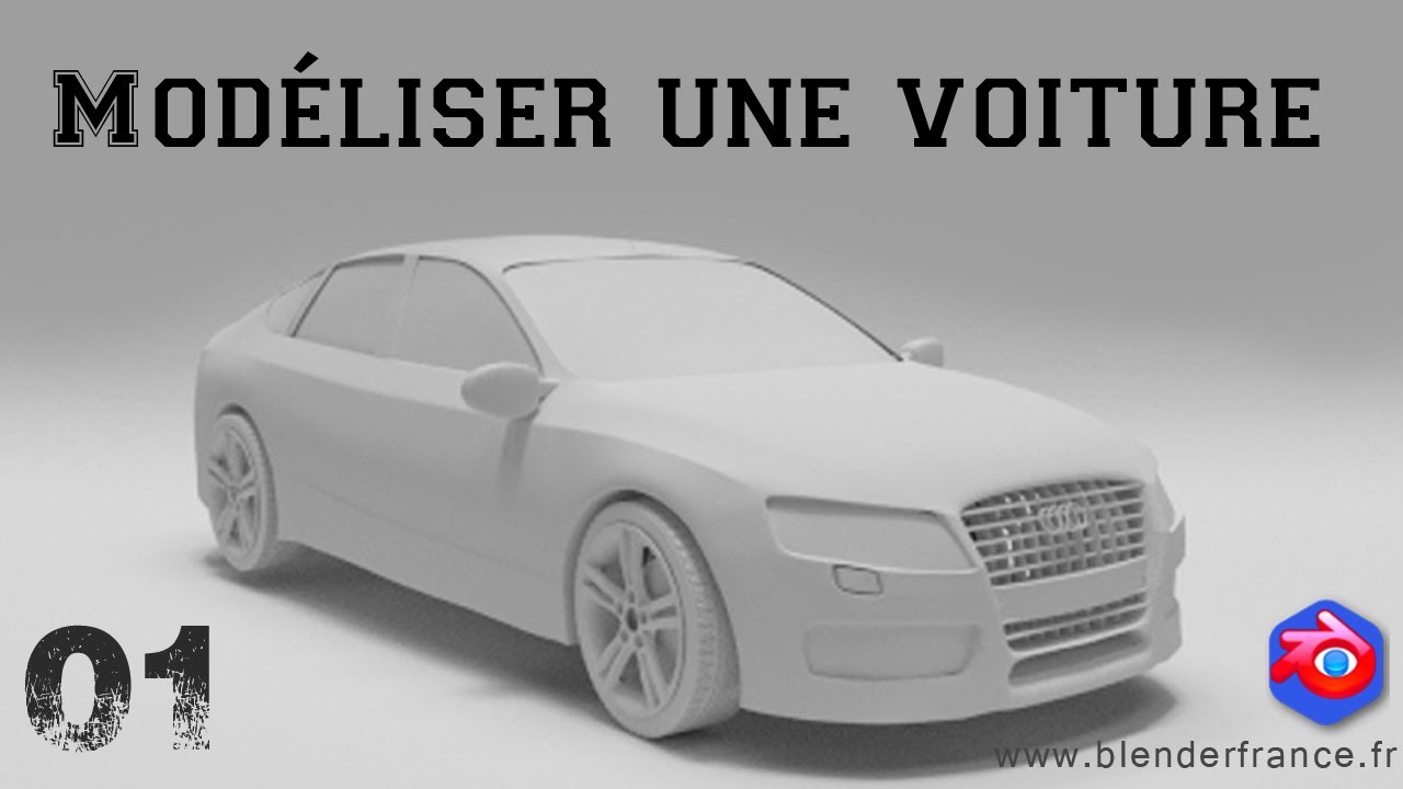 Modéliser une voiture avec Blender - Introduction et préparation du projet