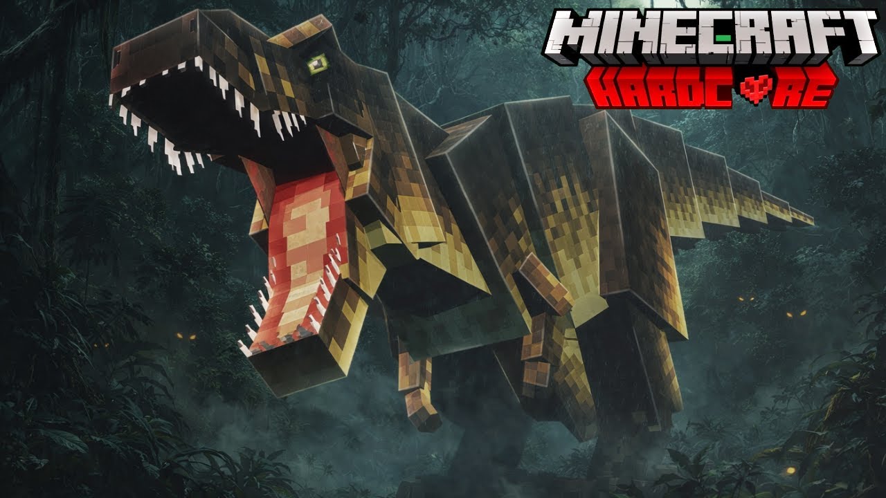 I Tried To Survive in Most TERRIFYING T-REX World Hardcore