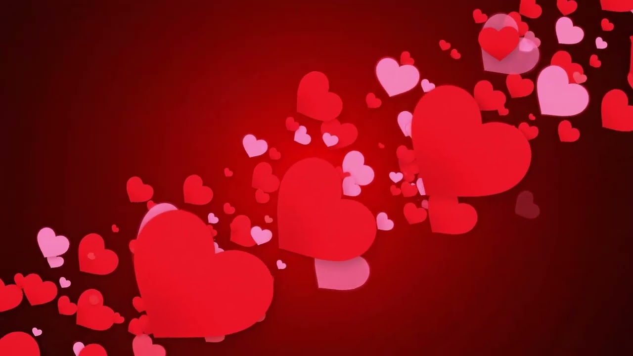 💖 Valentine’s Day Heart Flow Screensaver 🌹 4K Abstract Background for TV | No Music