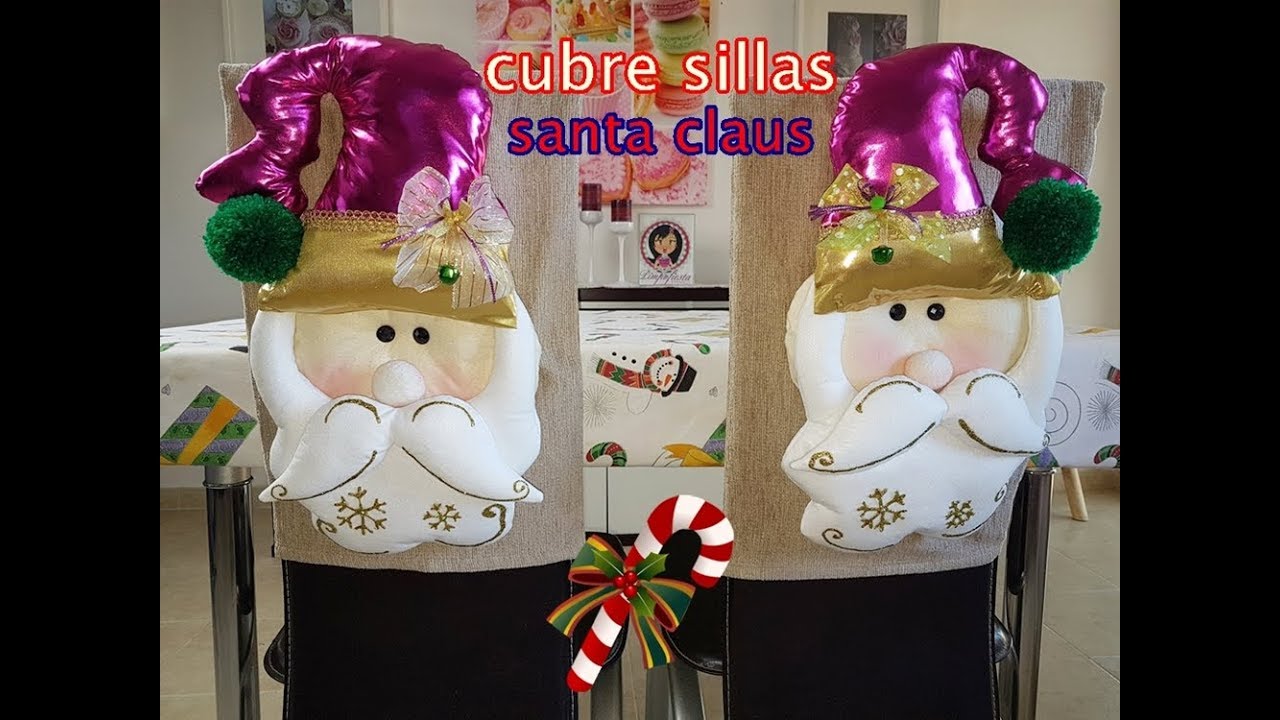Forros para sillas de santa claus
