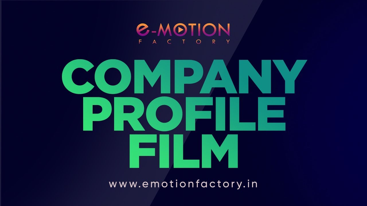 Emotion Factory Company Profile Film