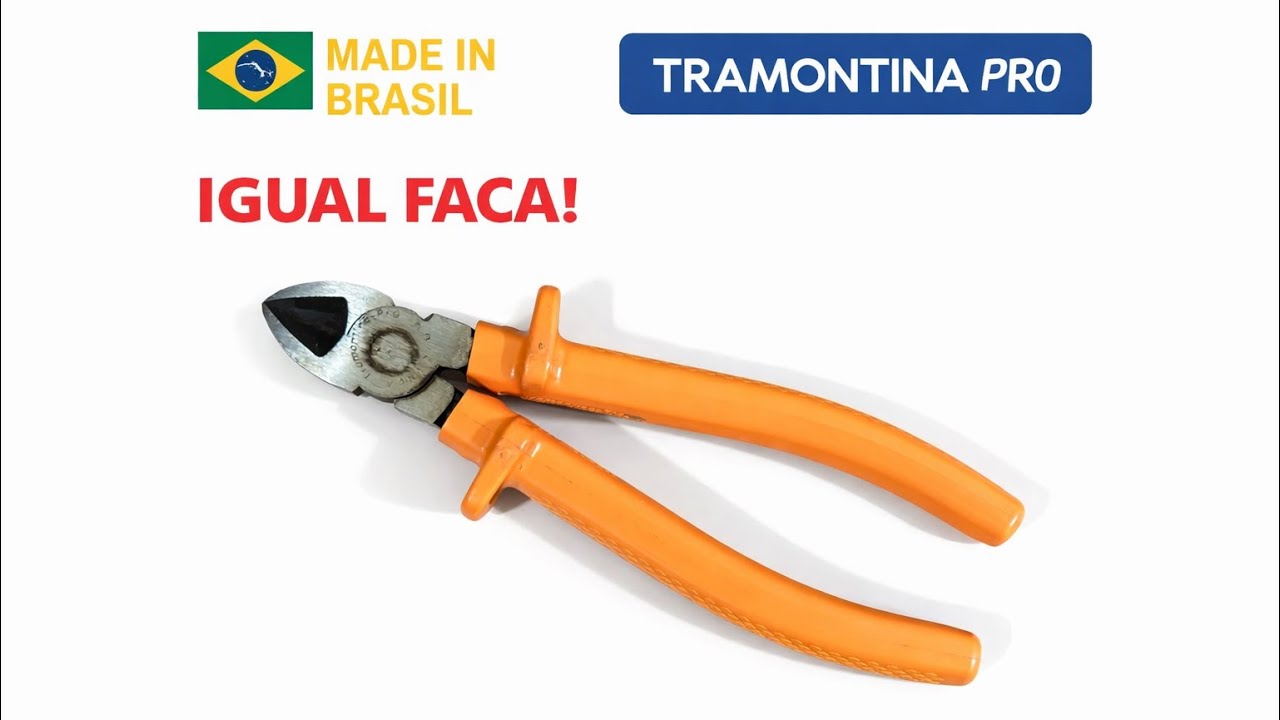 IGUAL FACA! Review Alicate Corte Diagonal 6