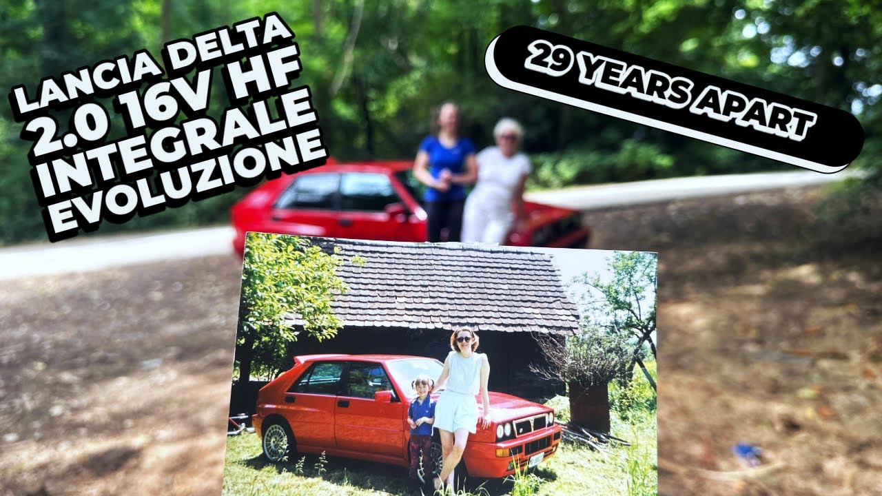 Lancia Delta HF Integrale Evoluzione 29 years apart