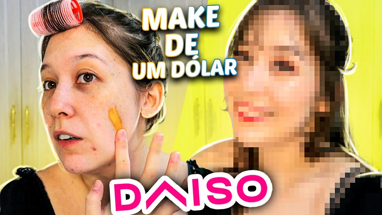 MAKE COMPLETA COM PRODUTOS DA DAISO