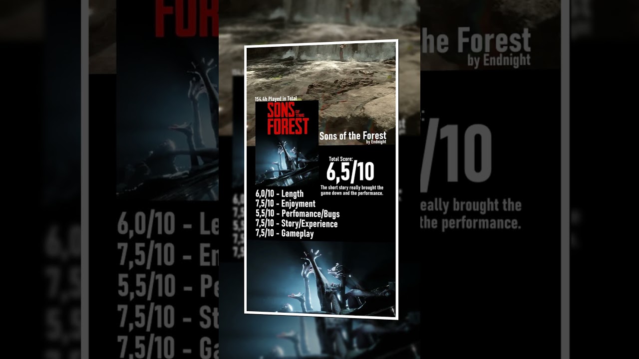 Sons of the Forest - Endnight (Review) #music #review #theforest #gaming #games #horrorgaming