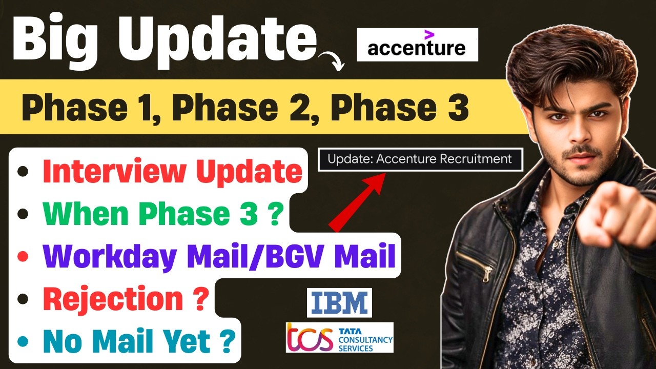 🔴 LIVE | Accenture interview results | accenture update I accenture phase 2 results