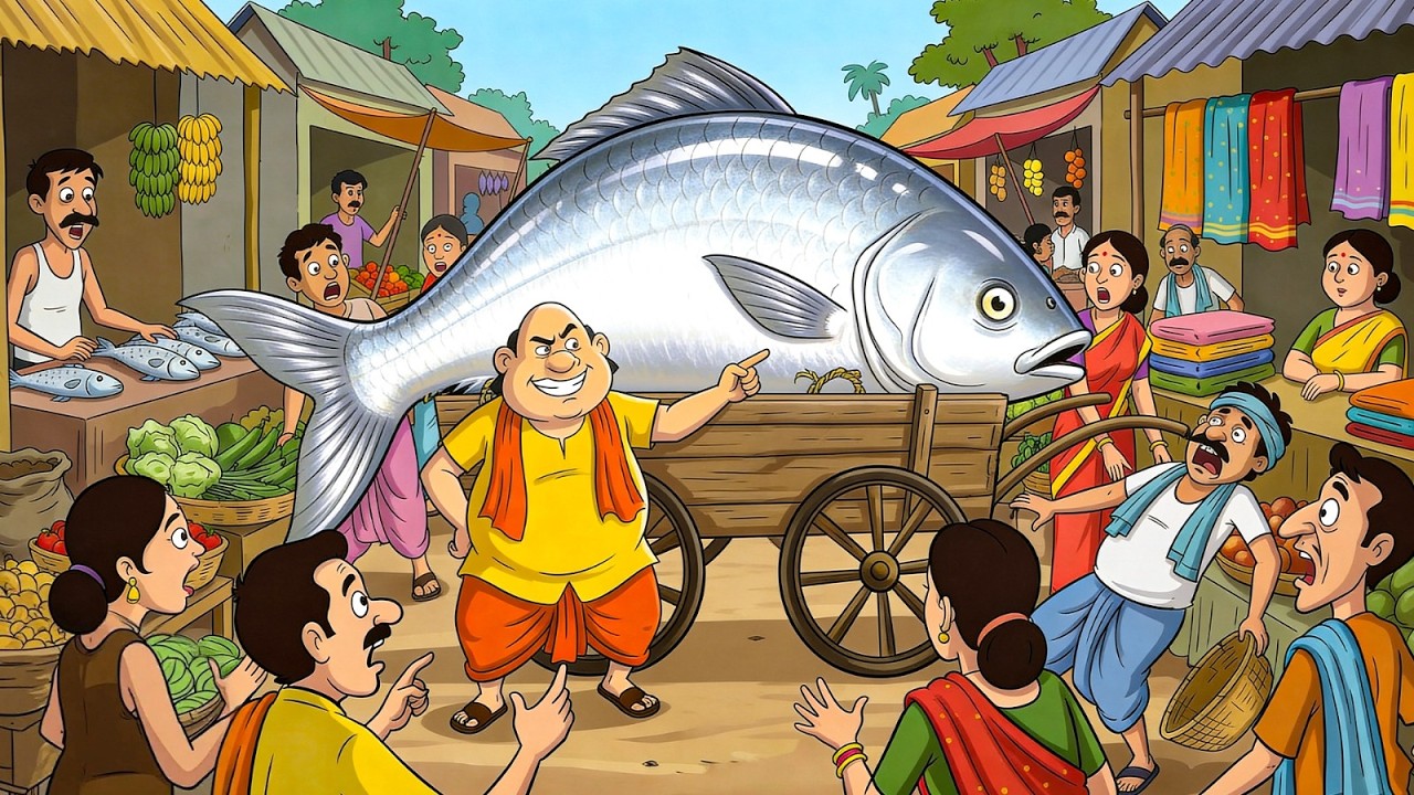 গোপাল দাদা গ্রামে ৫০০ কেজি মাছ এনেছিলেন | Gopal Bhar | New Gopal Bhar 2026 | Real Stories TV Bengali