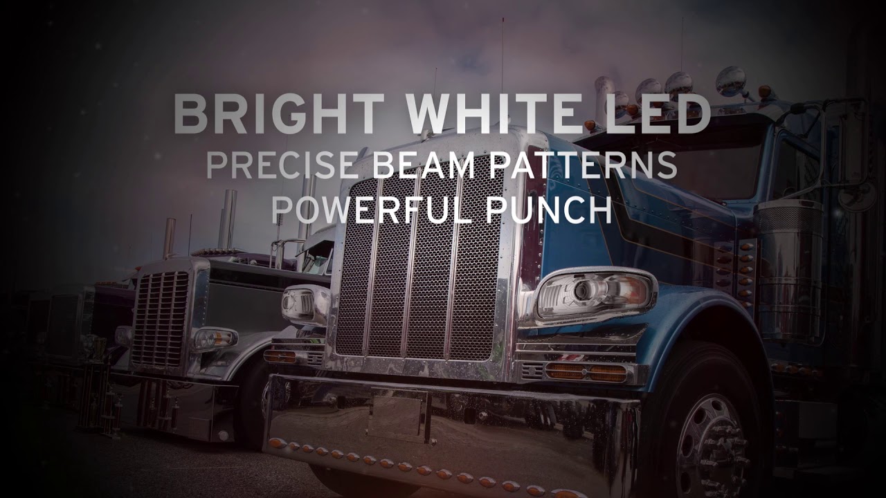 Peterbilt 389, 388 & 567 LED Replacement Headlights  - Model 9600 POD Light (Product Overview)