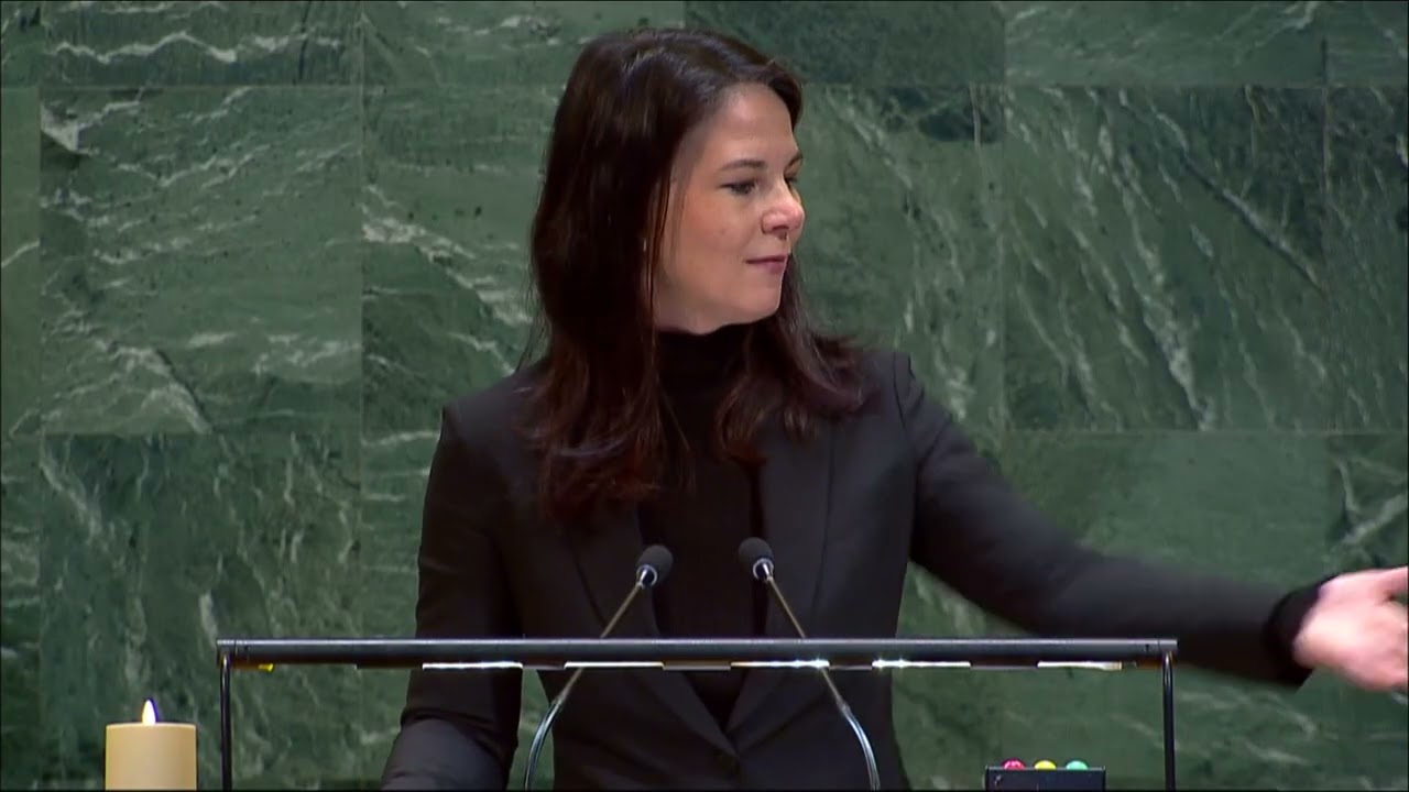 PGA Ms.Annalena Baerbock at the Holocaust Memorial Observance 2026 @unitednations
